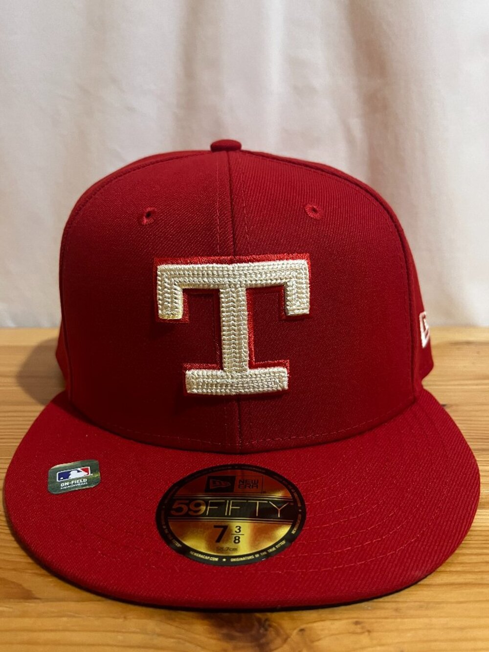 Texas Rangers New Era Red 2026 City Connect 59FIFTY Fitted Hat Size 7 3/8 Brand